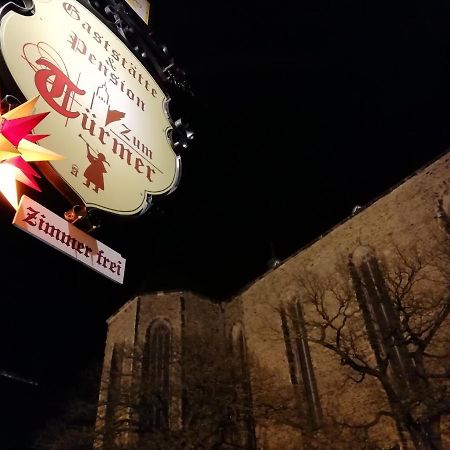 Gaststaette & Pension Zum Tuermer Annaberg-Buchholz Dış mekan fotoğraf